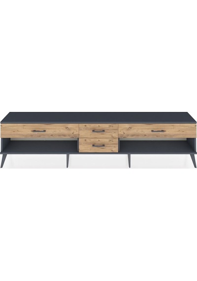 Arges Tv Ünitesi 4 Çekmeceli 220x30x51 Antrasit-çam Atlas Çam/atlas Çam - Antrasıt Arges Tv Ünitesi 4 Çekmeceli 220x30x51 Antrasit-çam Atlas Çam/atlas Çam - Antrasıt