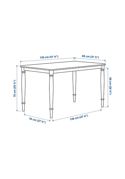 Ikea Çam Modern Yemek Masası - Mutfak Masası