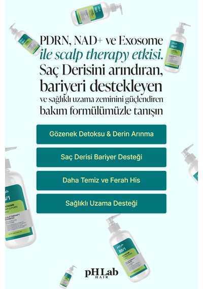 Phlab Hair Pdrn Nad+ & Exosome Hair & Scalp Care Şampuan 250 ML
