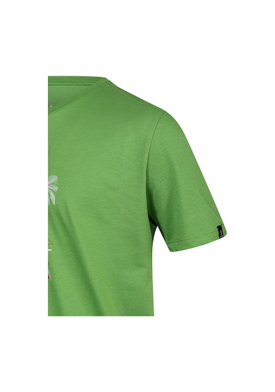 2as Alex Baskılı Erkek Sıfır Yaka T-shirt 047 Yeşil