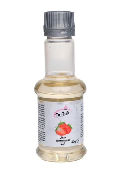 Çilek Aroması 40 G Pasta, Kek, Kurabiye Ve Tatlılar İçin Yoğun Çilek Esansı
