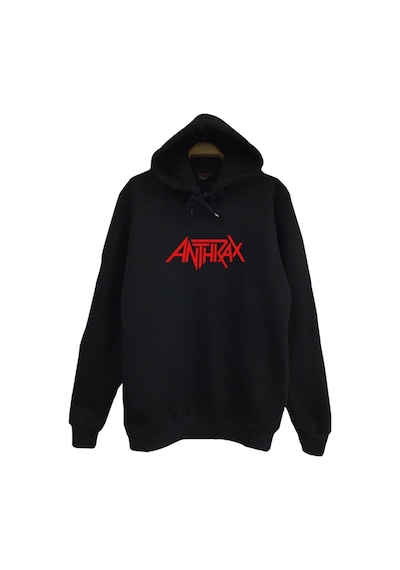 Anthrax - Thrash Metal Kapüşonlu Sweatshirt Siyah