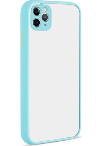 Apple Uyumlu iPhone 11 Pro Max Kılıf Zore Hux Kapak Turkuaz