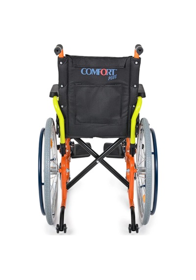 Çocuk Tekerlekli Sandalye 35 Cm Oturum, Kompakt Çelik Şase, Güvenlikli Dm-312 Kids