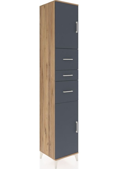 Hyperion Dolap 3 Raflı 3 Çekmeceli 2 Kapaklı 44x44x243 Çam-an... Çam Hyperion Dolap 3 Raflı 3 Çekmeceli 2 Kapaklı 44x44x243 Çam-an... Çam