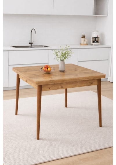 Renlife 70x70 Küçük Yemek Masası Ahşap Ayaklı Kompakt Mutfak Masası 2 Kişilik Minimal Masa Aris Gri Çam Renlife 70x70 Küçük Yemek Masası Ahşap Ayaklı Kompakt Mutfak Masası 2 Kişilik Minimal Masa Aris Gri Çam