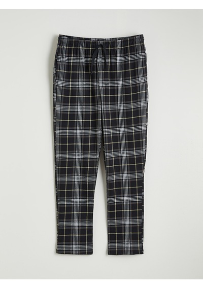 Lc Waikiki Lc Waıkıkı Siyah Standart Kalıp Ekose Erkek Pijama Altı