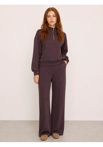 Loft Relax Fit Bordo Kadın Sweatshirt Lf2043809