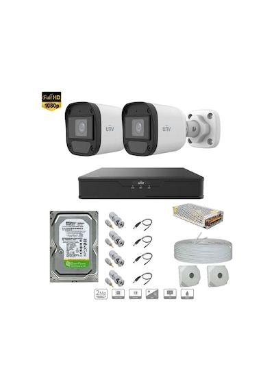 Unv Full Hd 2 Kameralı Set Sesli