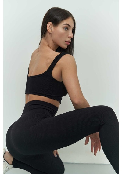 Mai Collection Mai Studios Co. Niko Fitilli Siyah Crop