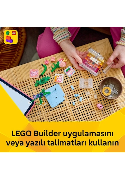 LEGO® Creator 3’ü 1 Arada Çiçekli Dekoratif Parfüm Şişesi 31383 - 8+ için Renkli Etiketler İçeren Oyuncak Yapım Seti (286 Parça)