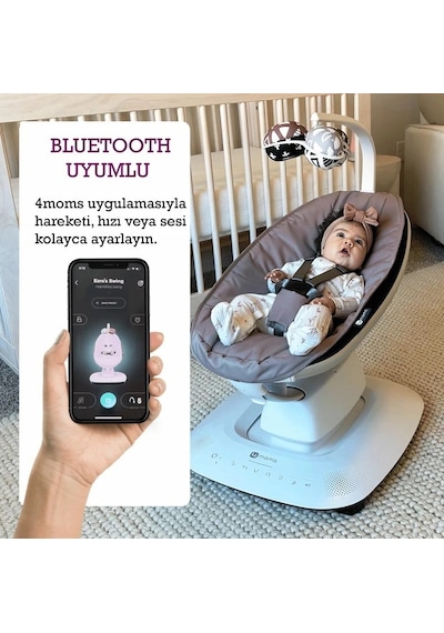 4moms Mamaroo 5.0 Elektrikli Ana Kucağı - Rosewood