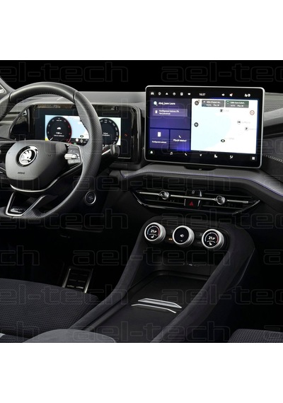 Skoda Kodiaq Uyumlu 13 İnç Navigasyon Dijital Gösterge Ve Klima İç Ekran 9h Nano Ekran Koruyucu 3lü Set