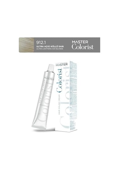Professional Tüp Saç Boyası Boya 60 Ml 912.1 Ultra Açıcı Küllü Sarı