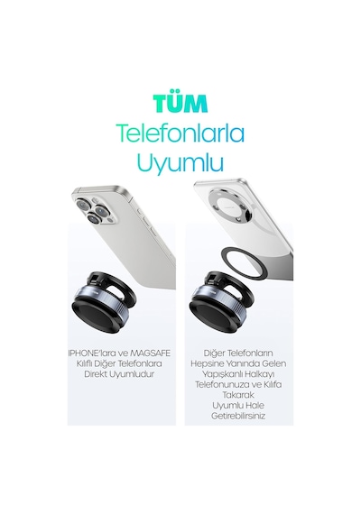 Magsafe Uyumlu Araç Telefon Tutucu 360 Dönebilen Vantuzlu Mıknatıslı Telefon Tutucu, Vakumlu Güçlü Taban, İphone Magsafe Ve Android Uyumlu, Araç İçi, Ofis, Spor Salonu Kullanımı İçin 2 Mixed Magsafe Uyumlu Araç Telefon Tutucu 360 Dönebilen Vantuzlu Mıknatıslı Telefon Tutucu, Vakumlu Güçlü Taban, İphone Magsafe Ve Android Uyumlu, Araç İçi, Ofis, Spor Salonu Kullanımı İçin 2 Mixed