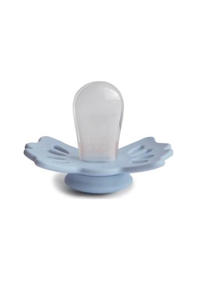 Frıgg Lucky Silikon Emzik - Powder Blue 0-6 Ay Gold - Krem