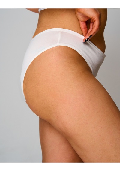 Alya Underwear Kadın Brazilian Külot 3 Adet Beyaz Karışık T01