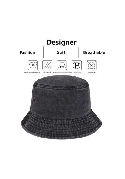 Tezzgelsin Unisex Uv Korumalı Pamuklu Eskitme Bucket Şapka Kırmızı