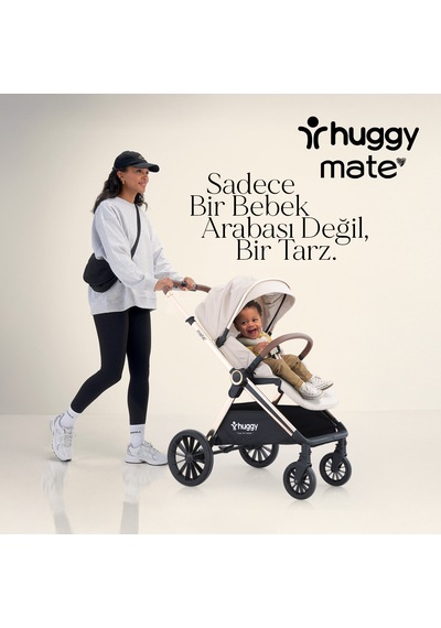 Huggy Mate 5 İn 1 Çift Yönlü Travel Bebek Arabası