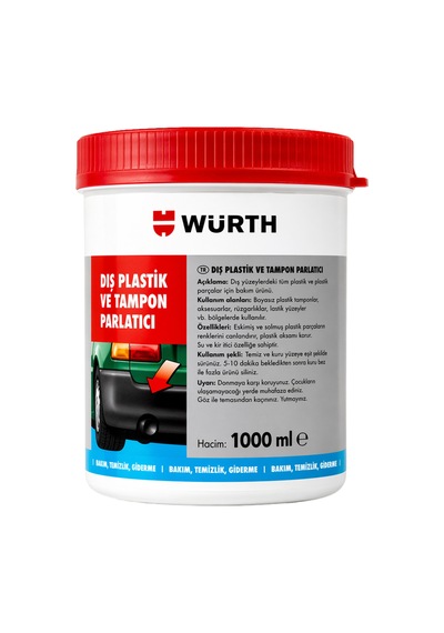 Würth Dış Plastik Ve Tampon Parlatıcı 1000 Ml
