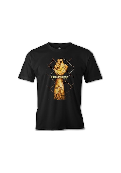 Prison Break - Caught Siyah Erkek Tshirt