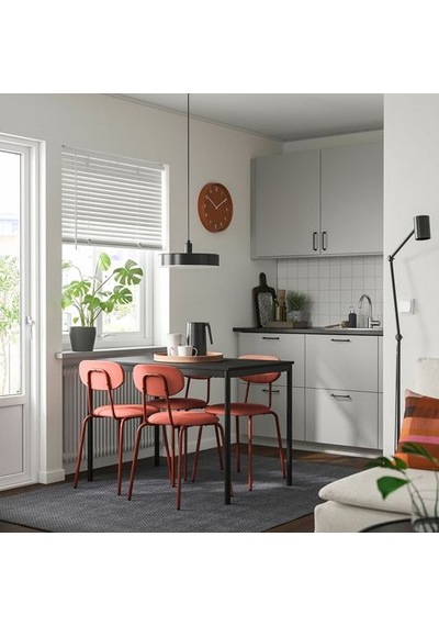Ikea Sandsberg Döşemeli Sandalye, Kırmızı-kahverengi-remmarn Kırmızı-kahverengi
