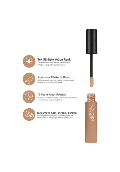 Uzun Süre Kalıcı Kremsi Likit Göz Farı - Eye Tint Creamy Sensation Eyeshadow 103 Warm Brown Kahverengi