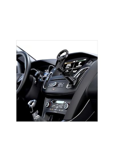 Go Des Gd-hd327 Magnetik 360 Dönebilen Düz Zemin Ve Havalandırma Tasarımlı Araç Telefon Tutucu Siyah
