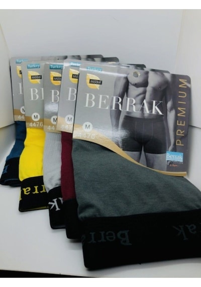 Berrak Erkek Renkli Modal Boxer 5'li 4476 5 Renk