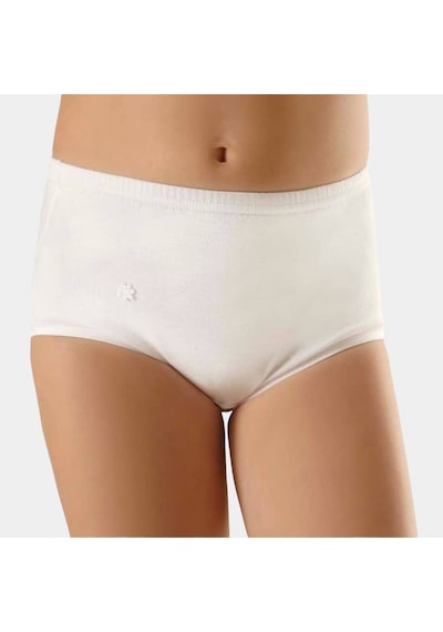 Türen Papatyalı Çocuk Külot 2\li Paket Beyaz