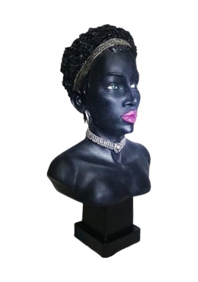 Biblo Afrikalı Kadın Siyah-Siyah-32X19