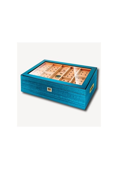 Lubinski Limited Edt. İspanyol Sedir Mavi Humidor Lb-030
