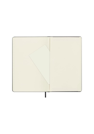 Moleskine Çizgili Siyah Defter L Boy Sert Kapak