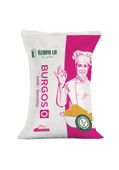 Özmen Un Burgos 0 Numara İrmik Semolina 25 Kg