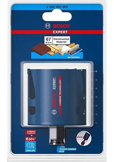 Bosch Expert Construction Material Delik Açma Testeresi 67 x 60 mm -2608900469