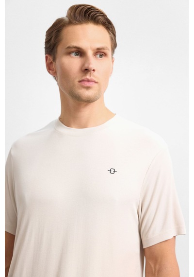 Backandbond Taş Regular Fit Bisiklet Yaka Tişört