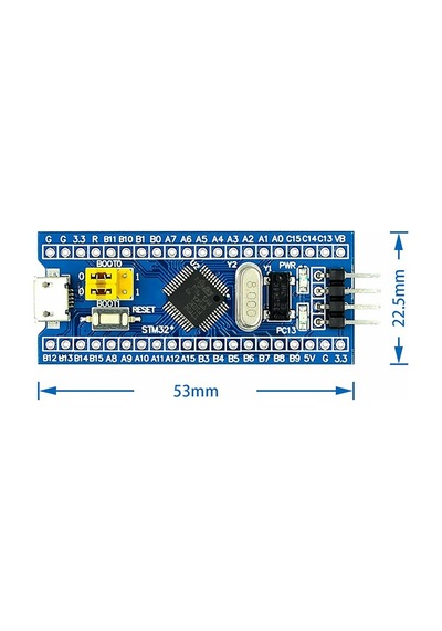 Alkatronik-Stm32F103C6T6 Arm Cortex-M3 Bluepill 72Mhz Cpu 32K Flash Tqfp48