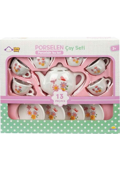 1501 Porselen Çay Seti 13 Parça  -Sunman