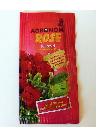 Ayrex Agronom Rose Gül Besin Takviyesi, Güller İçin Özel Gübre Katkısı, Canlı Renk Ve Uzun Ömürlü Çiçeklen 0,250
