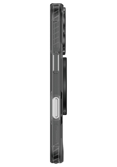 Apple Uyumlu iPhone 17 Pro Max Kılıf M-safe Yüzük Standlı Amazingthing Titan Pro Serisi Kapak Siyah Siyah