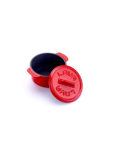 Lava Döküm Mini Tencere  Çap(Ø)9 cm.