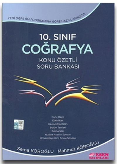 Ibrikcioğlukırtasiye-Esen Yayınları 10.Sınıf Coğrafya Konu Özetli Soru Bankası