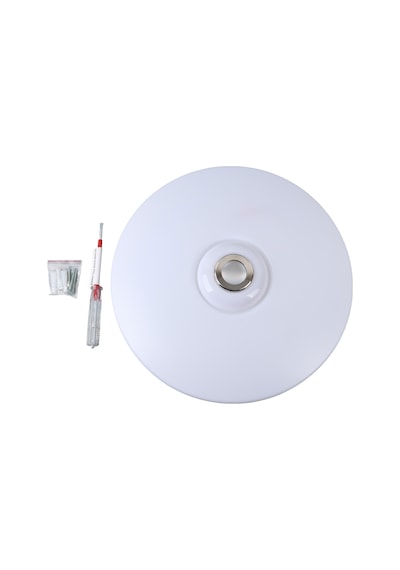 Ayt Poweramster Pm-27331 Beyaz 34x9 Cm 24 Watt Bluetooth Hoparlörlü Tavan Aydınlatma Ses Bombası Hoparlör