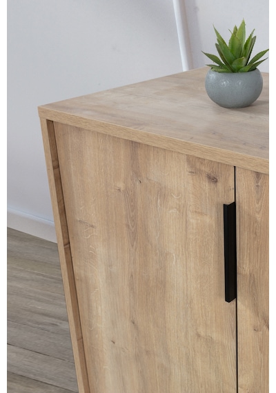 4514 Sırma 150 Cm Ahşap Ayaklı , Metal Kulplu Konsol , Safir , Salon , Oturma Odası , Tv Ünitesi Safir