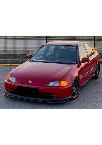 Honda Civic Sedan Mugen Ön Ek Karlık Mat Siyah Plastik 1992 1993 1994 1995 Karlık+bodykit+ek