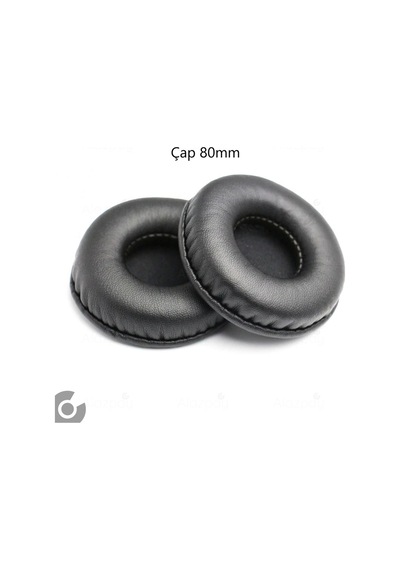 Universal Kulaklık Pedi Kulaklık Yumuşak Süngerli Kulaklık Yastığı Pedi 8cm