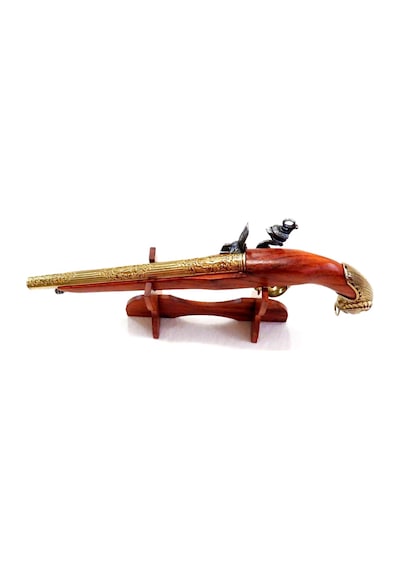 Denix Dekoratif Çakmaklı Tabanca 43 Cm, Almanya 18. Yüzyıl