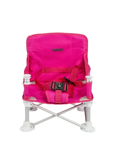 Deluxe Portatif Katlanabilir Mama Sandalyesi Pembe