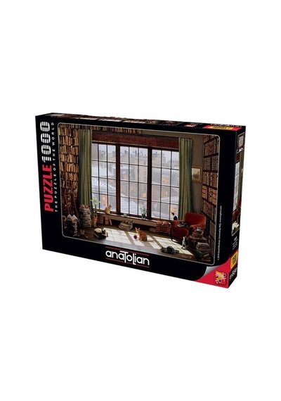 Anatolian Puzzle 1000 Parça Pencere Kedileri 1065