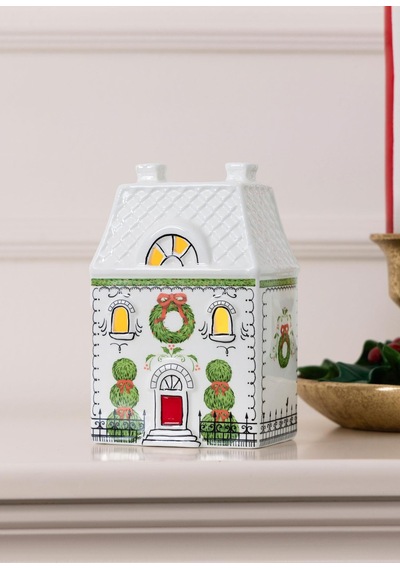 The Mia Dekoratif Led Işıklı Yılbaşı Evi 10x7x15 Cm